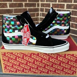 Vans Sk8-Hi Off the Wall Metallic Check